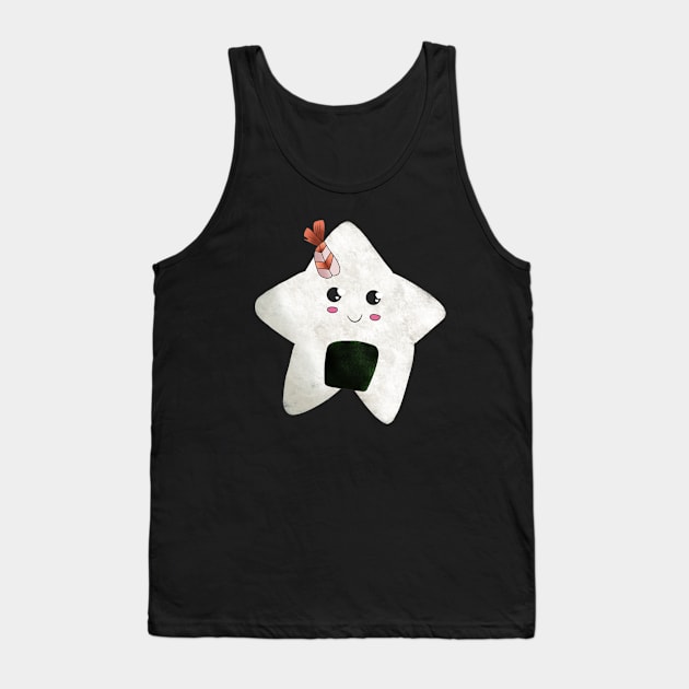 Cute Sushi Star Design Tank Top by Mydrawingsz